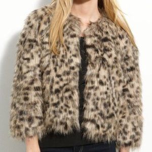Michael Kors Faux Fur Cocktail Jacket